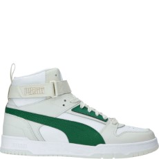 Puma RBD Game Halfhoge Sneaker Heren Wit|Groen|Beige Maat 43