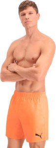 Puma Zwembroek Heren Mid Shorts Bright Orange L
