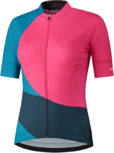 Shimano Fietsshirt Wielershirt Sumire M Dames Roze | Blauw