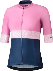 Shimano Fietsshirt Wielershirt Yuri M Dames Roze | Blauw