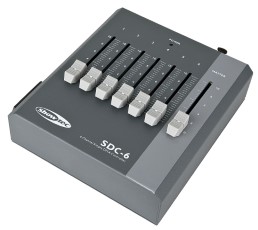 Showtec SDC 6 DMX controller 6 kanaals