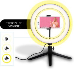 Silvergear Selfie ringlicht met telefoonhouder en statief