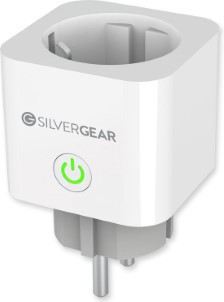 Silvergear Slimme Stekker Wi Fi met Verbruiksmeter 16A 1 stuk