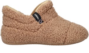 Verbenas Sloffen Yeti Dames Taupe Size 36