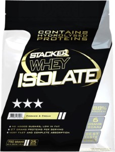 Stacker 2 Whey Isolate 750 Gram Cookies en Cream