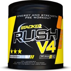 Stacker 2 Europe RUSH V4 Sportsupplement Fruit Punch 60 servings