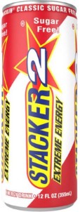 Stacker 2 Extreme Energy Suikervrij Kickinn Classic 1 blikje is 355 ml