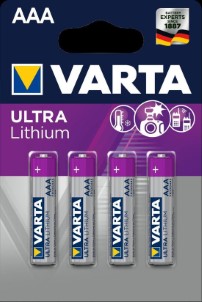 Varta AAA lithium 4x