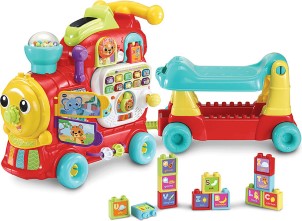 VTech Baby Rijd en Leer Letterlocomotief Interactief speelgoed Cijfers, Kleuren en Letters Van 1 tot 3 Jaar