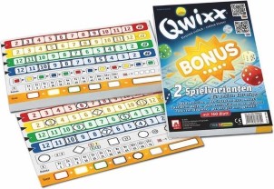 White Goblin Games Qwixx Bonus dobbelspel 2 Nieuwe spelvarianten met 80 scorebladen