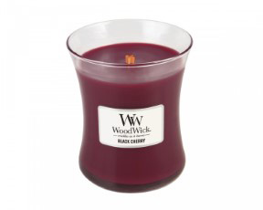 Woodwick Black Cherry Medium kaars